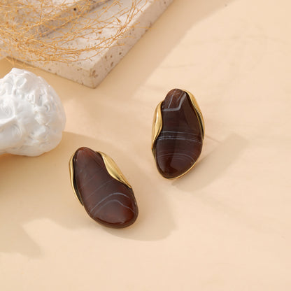 Boucles d’Oreilles Éclat Minéral