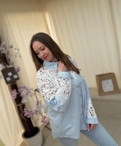 Chemisier dentelle Camélia