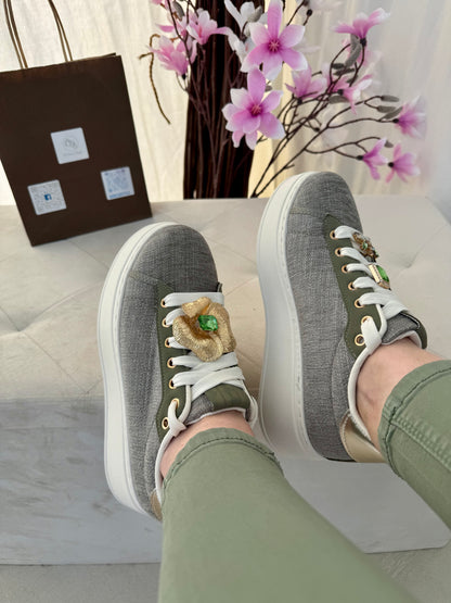 Basket kaki impérial