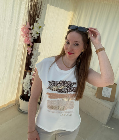 T-shirt Wild at Heart – L’allure féline, le confort en plus
