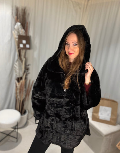 Teddy Chic – Veste Fausse Fourrure Zippée