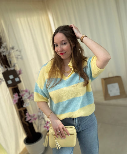 Pull col chemisier Livia