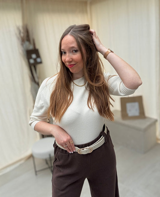 Pull encolure ronde Luna