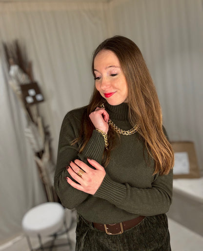 Pull col cheminée Maria