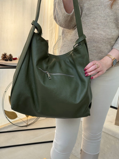 Sac à Main Transformable en Sac à Dos en 100% Cuir Italien - Pratique et Élégant