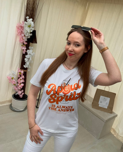 T-shirt Aperol Spritz is always the answer
