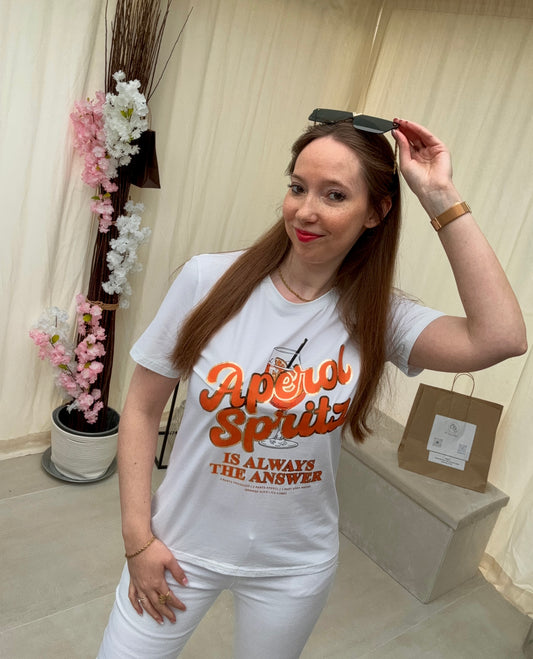 T-shirt Aperol Spritz is always the answer