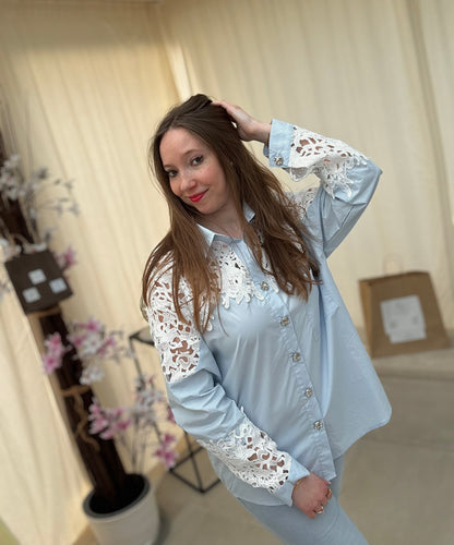 Chemisier dentelle Camélia