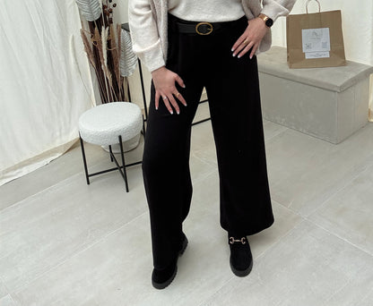 Pantalon fluide velours Leïa