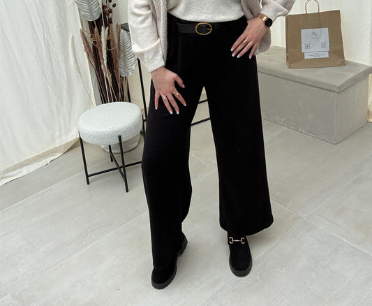 Pantalon fluide velours Leïa