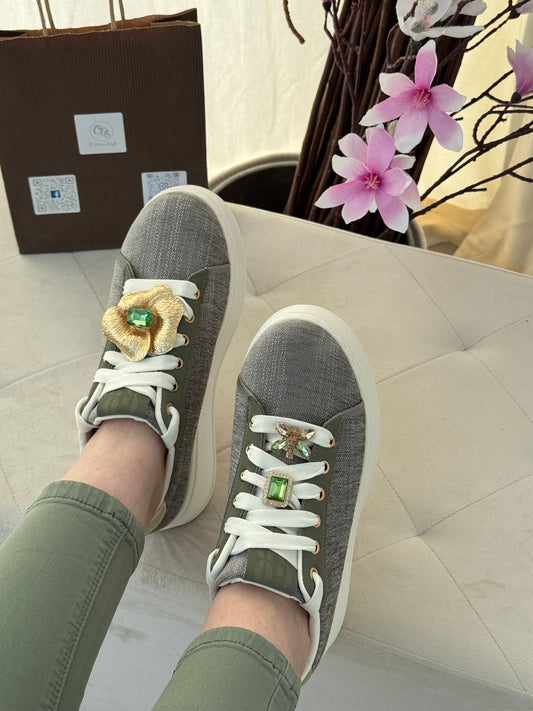 Basket kaki impérial