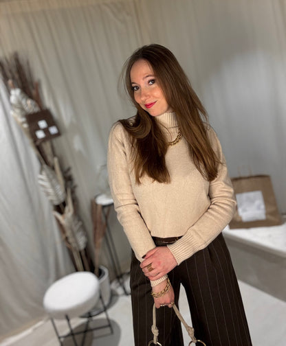 Pull col cheminée Maria