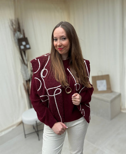 Veste sans manches motif