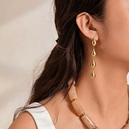 Boucles d’oreilles gouttes