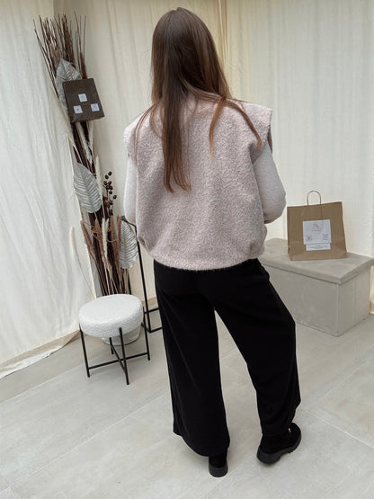 Pantalon fluide velours Leïa