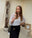 Pull crochet en coton manches chauve-souris