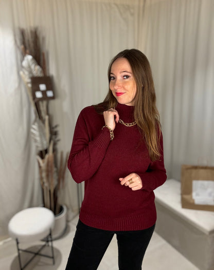 Pull col cheminée Maria