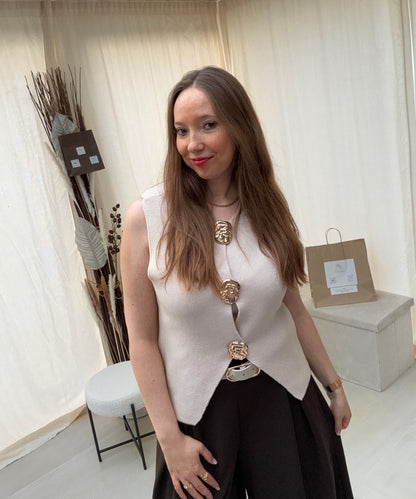 Gilet sans manches manches Roxane