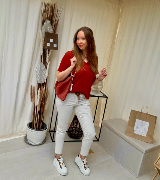 Pantalon Chino en velours côtelé