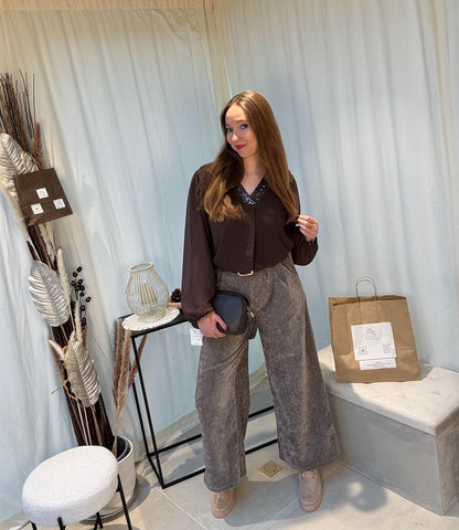 Pantalon velours Romane