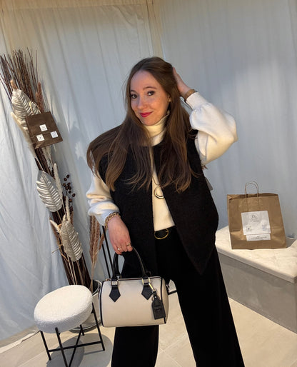 Veste sans manches en feutrine