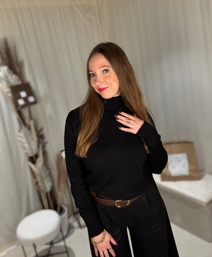 Pull col cheminée Maria