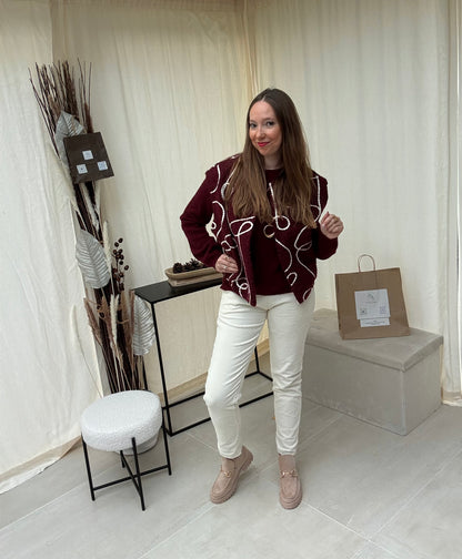 Veste sans manches motif