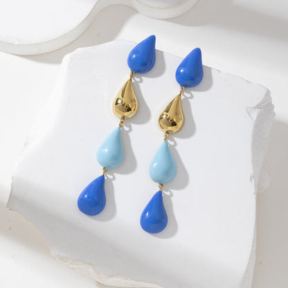 Boucles d’oreilles gouttes