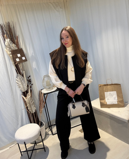 Veste sans manches en feutrine