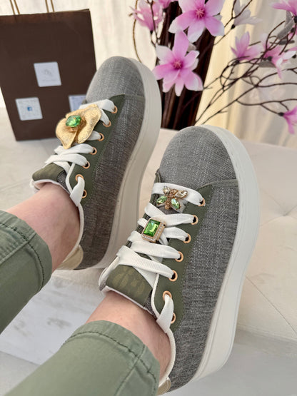 Basket kaki impérial