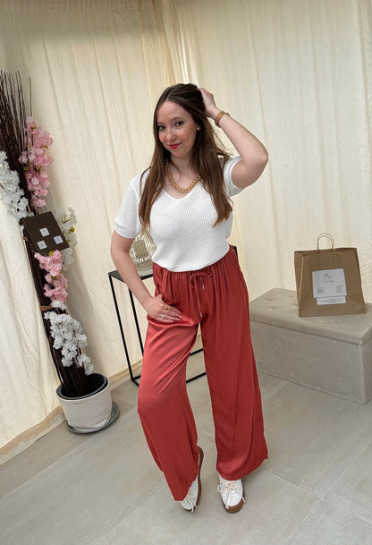 Pantalon Fluide Alméa en Viscose