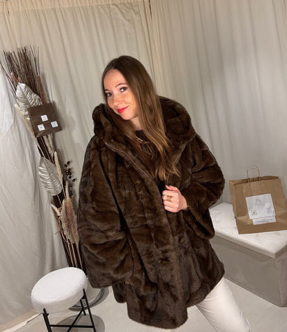 Teddy Chic – Veste Fausse Fourrure Zippée