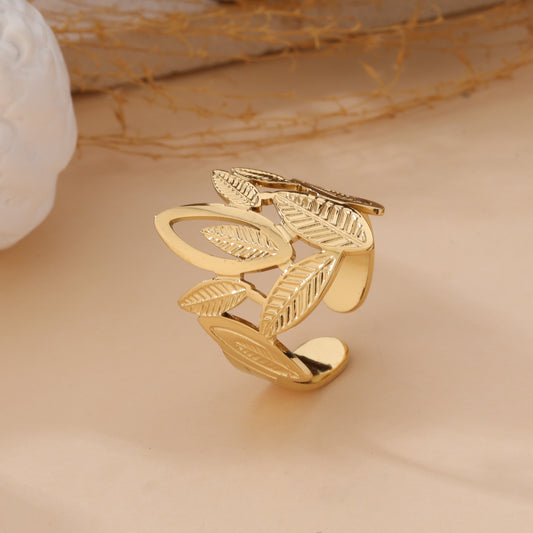 Bague feuilles