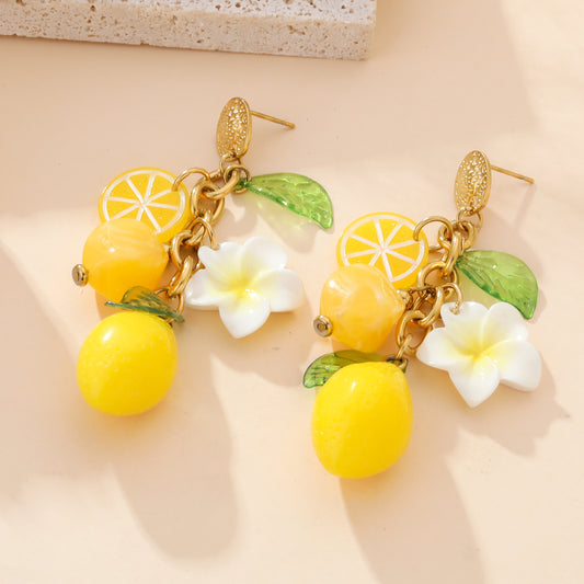 Boucles d’Oreilles Limonia