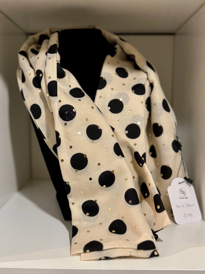 Écharpes à pois
