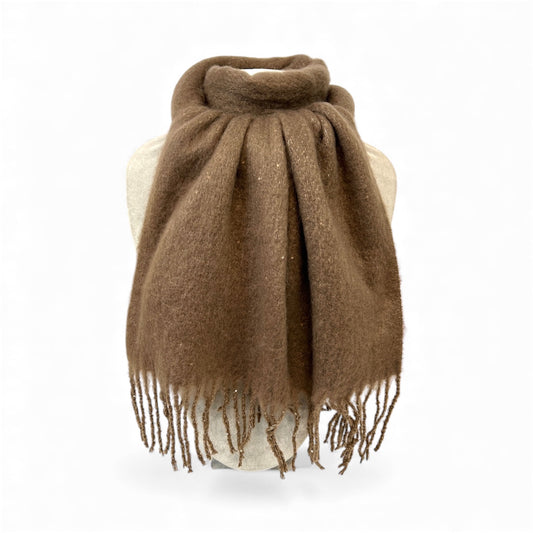 Écharpes fines franges