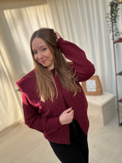 Veste sans manches en feutrine