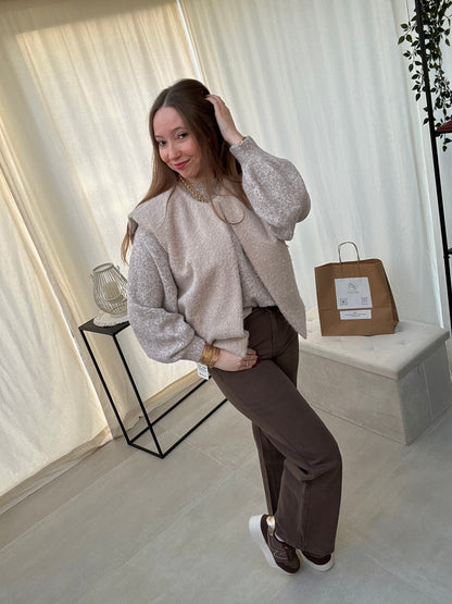 Veste sans manches en feutrine